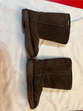 BearPaw Chocolate Brown Suede Winter Boots
